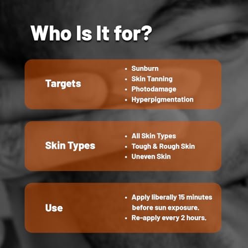 HIVADO Men’s Sunscreen Moisturiser SPF 50 PA++++ 50ml | No White Cast | Lightweight, Non-Greasy Hydrating & Brightening Formula | UVA + UVB Broad Spectrum Sun Protection | With Mimiskin™ | For All Skin Types - Image 4