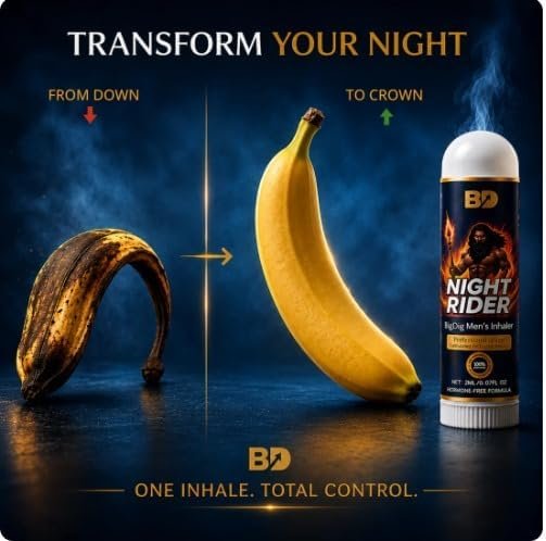 BD Night Rider Men's Inhaler 2ml | Aromatic Nasal Inhaler Stick for Men | Portable Refreshing Personal Care | Pocket-Size Daily Freshness & Aromatic Wellness Support - Image 3
