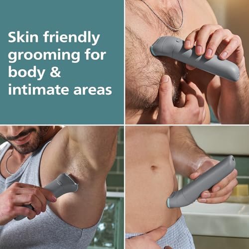 Philips Body & Balls Trimmer for Men Private Parts | Safe Intimate Grooming | Clinically Tested on Sensitive Skin | 100% Showerproof | 60min runtime | 5yrs* Warranty | India's #1 Men's Trimmer*|BG3470 - Image 2