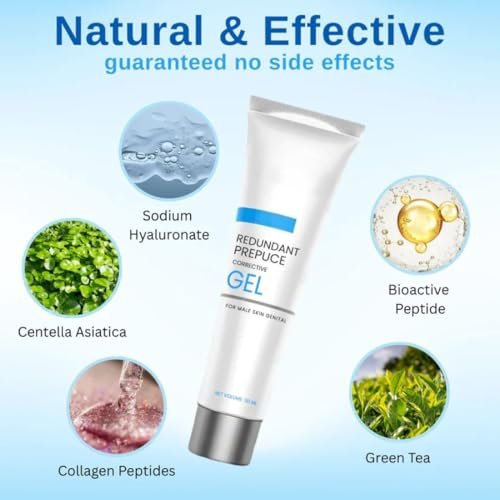 Redundant Prepuce Corrector Gel | Men's External Personal Care Gel | Fast-Absorbing Moisturizing Formula | Daily Intimate Hygiene & Skin Care Gel for Men | Gentle Personal Wellness Care - Image 3