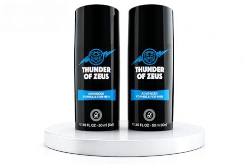 Thunder of Zeus Advanced Formula Gel for Men | Performance Enhancement & Confidence Boosting Gel | Long Lasting Personal Care Formula for Men | Fast Absorbing Non-Greasy Gel | 50ml (Pack OF_2)