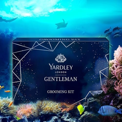 Yardley London Gentleman Luxury Grooming Kit For Men With Classic Activated Charcoal Soap, Elegance Lather Shaving Cream, After Shave Lotion, Shaving Brush, And Classic Body Deodorant Spray | Gentleman - Image 4