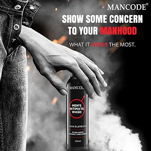 Mancode Intimate Wash For Men - Pack of 2 x 100ml with Tea Tree Essential Oil Ayurvedic & Natural Personal Intimate Hygiene Prevents Itching Irritation & Dryness Caused By Sweating Ball Wash for Men. - Image 4