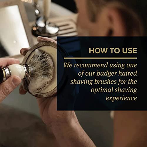 Truefitt & Hill Trafalgar Shaving Cream For men | 190gm - Bowl |All Skin Type | Glycerine based |Smooth Razor Glide|Rich Lather|Contains Essential Oils | All Natural - Image 3