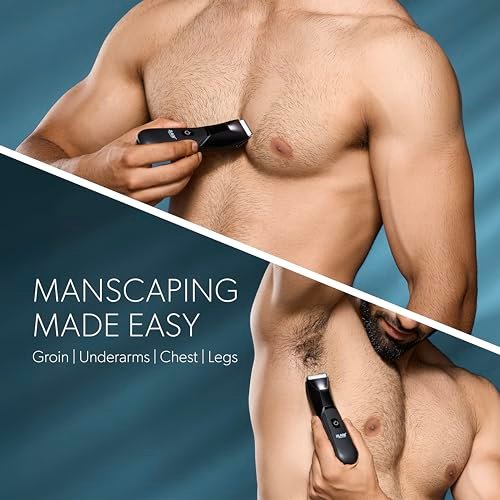 Zlade Ballistic Lite Plus Manscaping Trimmer for Men | Full Body, Beard, Balls, Pubic Hair & Private Parts Groomer | SafeEdge Ceramic Blades, No Nicks or Cuts | 7000 RPM | Waterproof | 90 Mins Runtime - Image 3