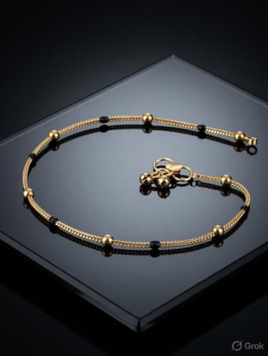 Women's Imitation Anklet Payal - Traditional Chain Anklet for Women and Girls Elegant Daily Wear Ethnic Fashion Jewelry - Image 2