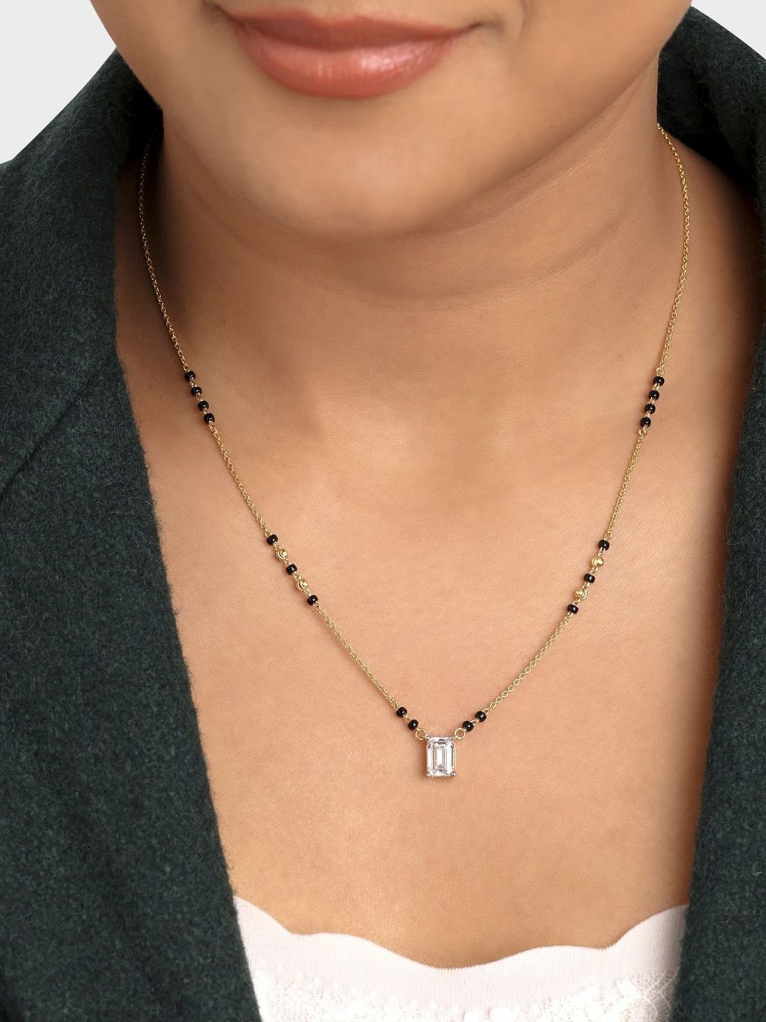 Crash.Club By CKC Crash.Club By CKC Artificial Beaded And Studded Mangalsutra
