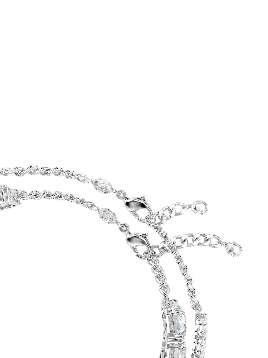 SWAROVSKI Rhodium-Plated Crystals Stone Studded Necklace - Image 3