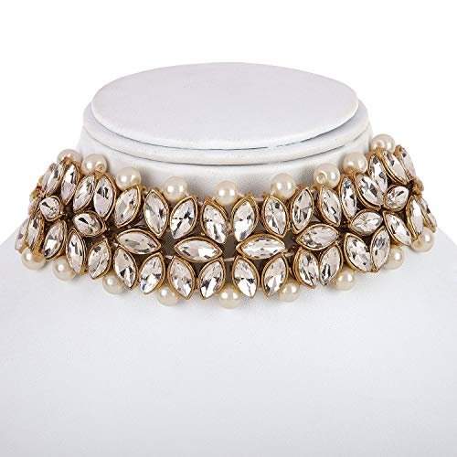 Shining Diva Fashion Latest Choker Design Antique Kundan Traditional Necklace Jewellery Set for Women - Image 2