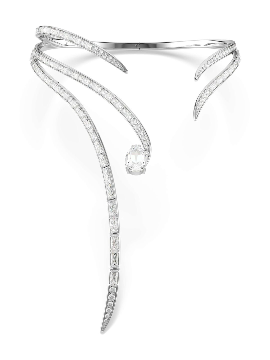 SWAROVSKI Rhodium-Plated Open Necklace