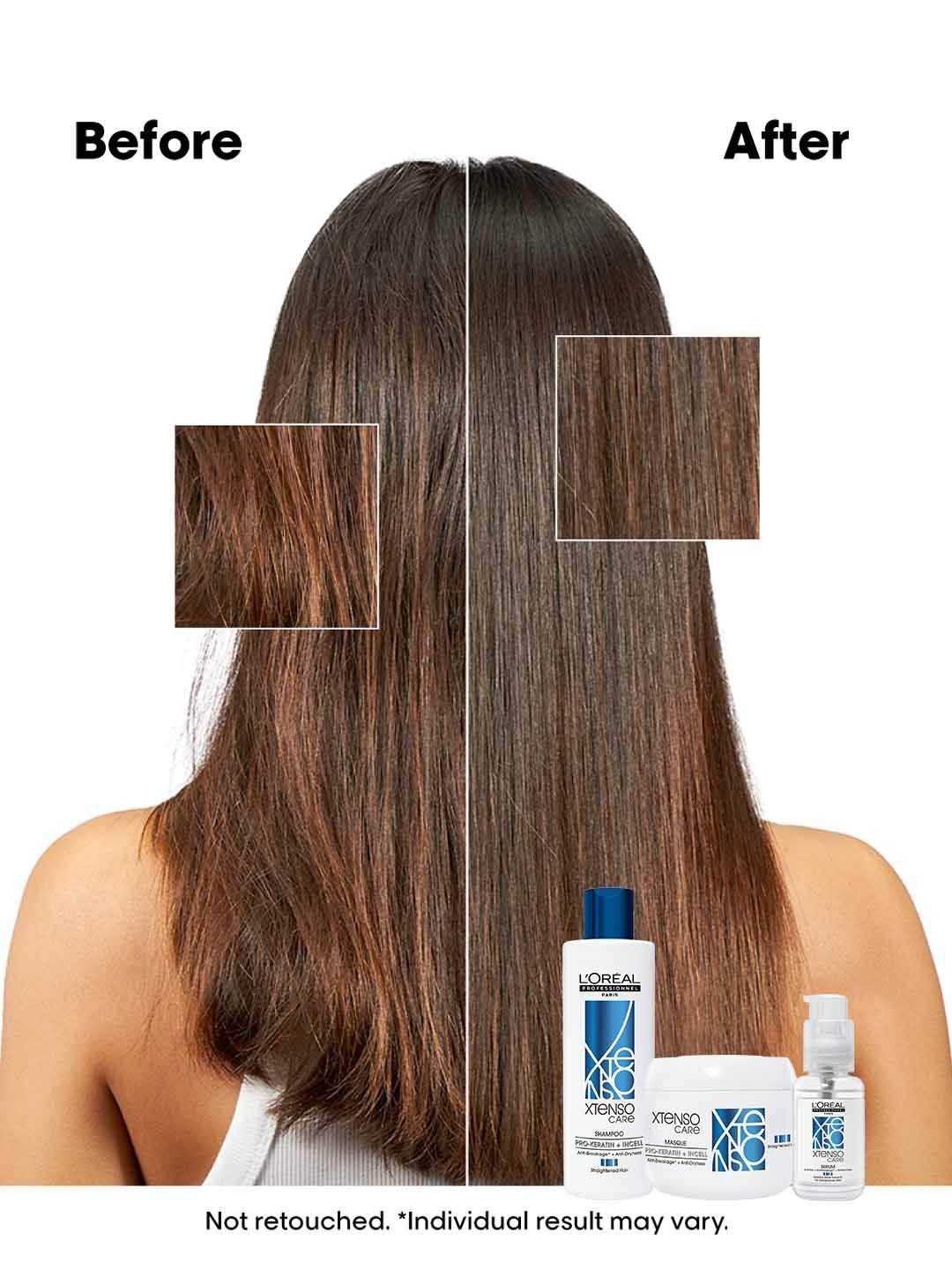 LOreal Professionnel LOreal Professionnel Xtenso Care Shampoo for Frizz-Free, Smooth & Manageable Hair - 250ml - Image 3