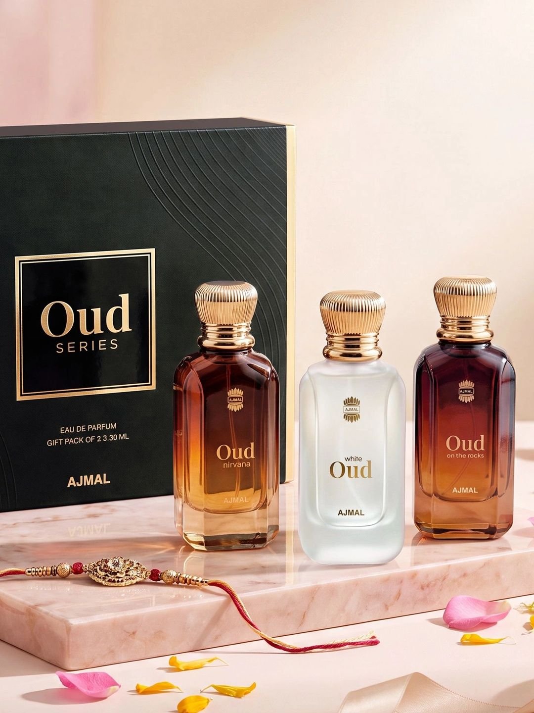 Ajmal Unisex Oud Series Premium Oudhy Long Lasting EDP Perfume Luxurious Giftset 30ml each