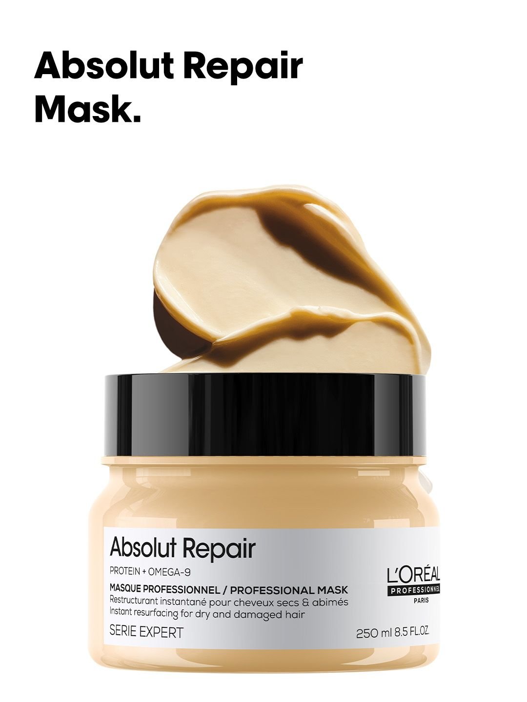 LOreal Professionnel Absolut Repair Mask For Dry Hair with Protein & Omega-9 - 250ml