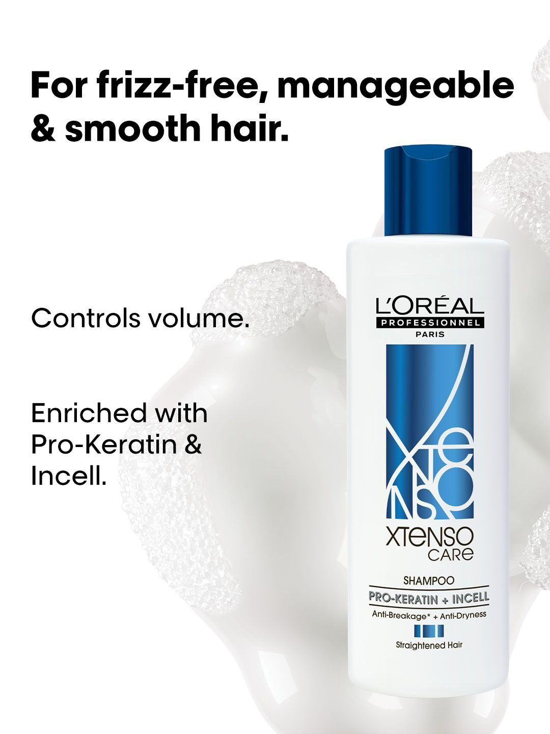 LOreal Professionnel Xtenso Care Pro-Keratine Shampoo, Masque & Serum Combo - Image 2