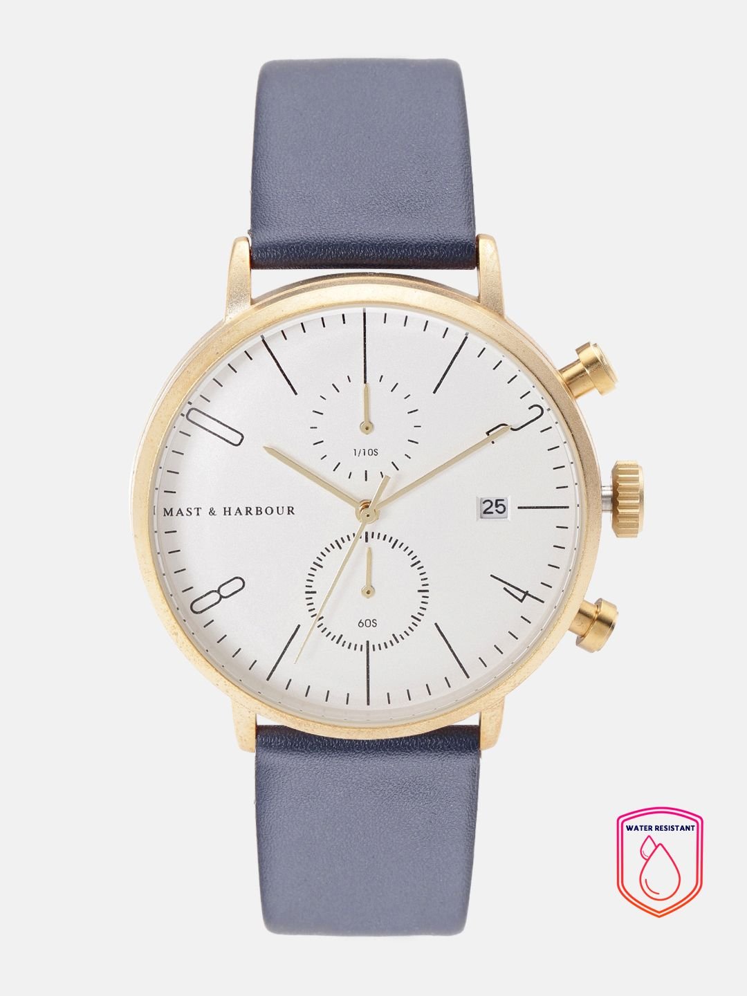 Mast & Harbour Unisex Silver-Toned Chronograph Watch MFB-PN-WTH-6288G - Image 2