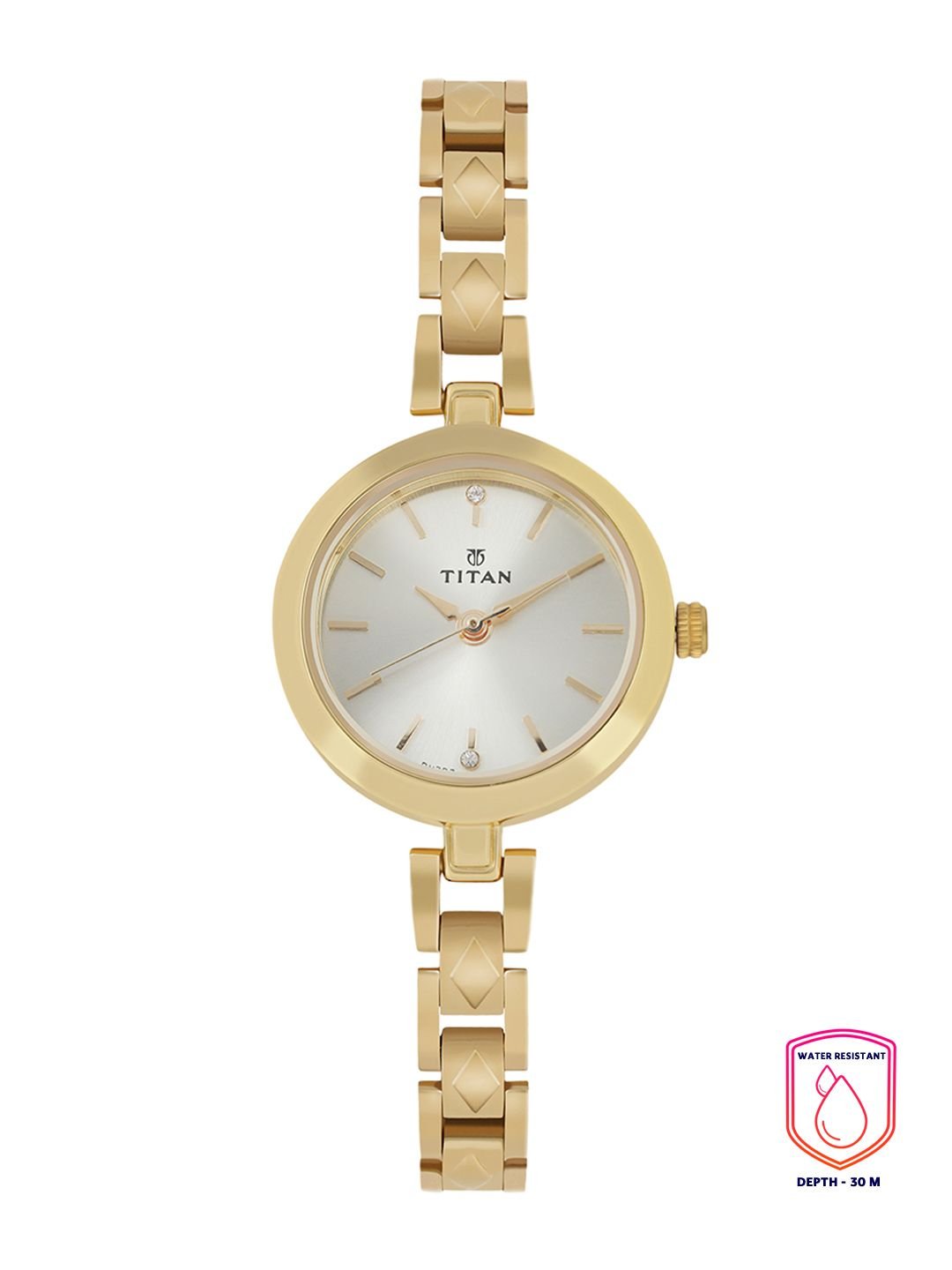 Karishma Quartz Analog With Champagne Dial Watch For Women - Nm2598ym01 - Image 2