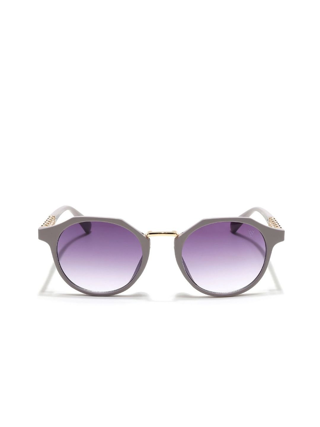 Women Round Sunglasses with UV Protected Lens 15034MG6429 - Image 3
