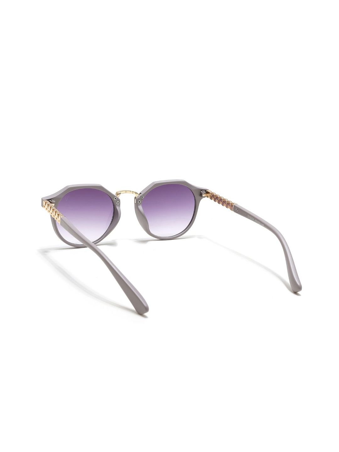 Women Round Sunglasses with UV Protected Lens 15034MG6429 - Image 4