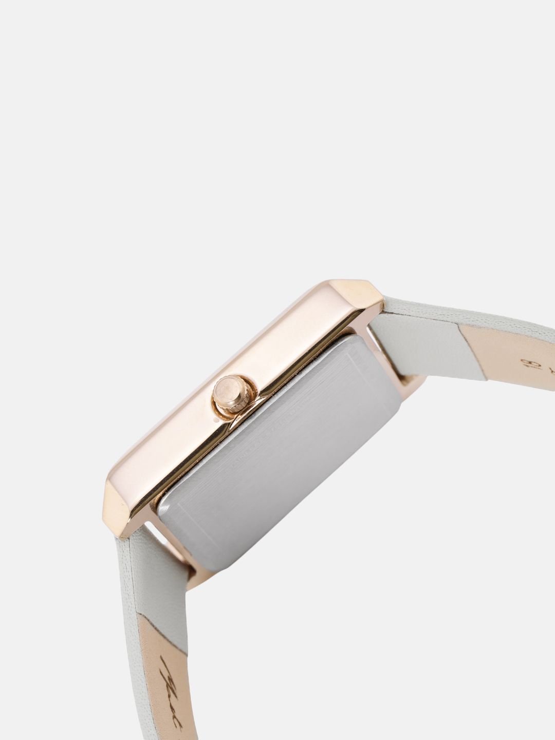 Mast & Harbour Unisex Brass Dial & Leather Straps Analogue Watch - Image 3