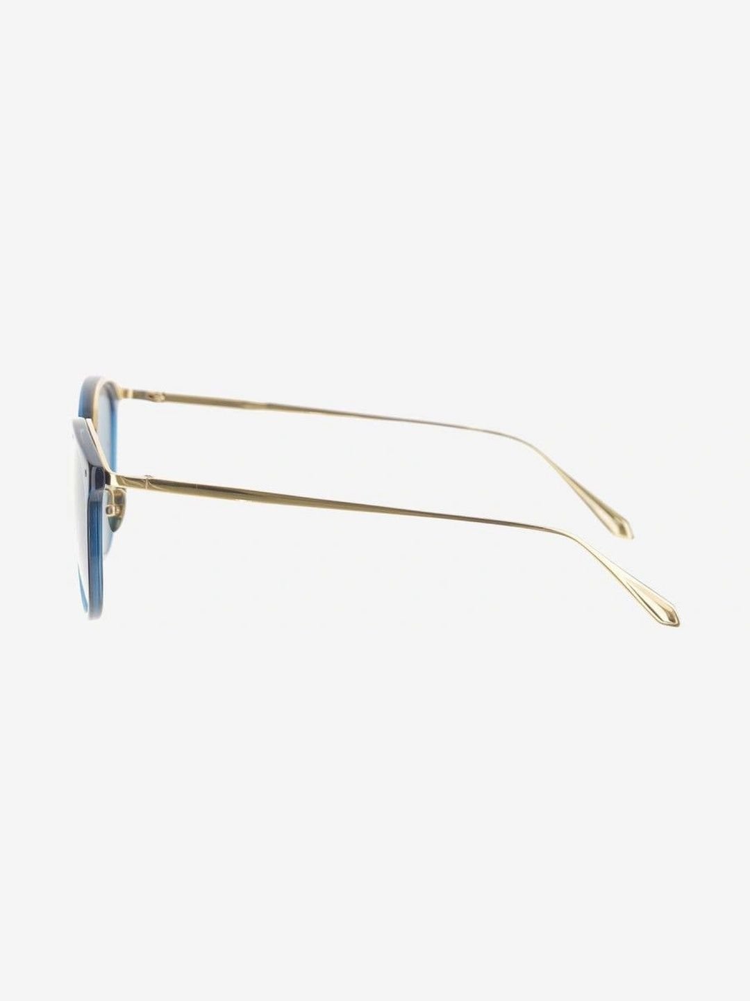 Linda Farrow Women Blue Lens & Blue Round Sunglasses with - Image 2