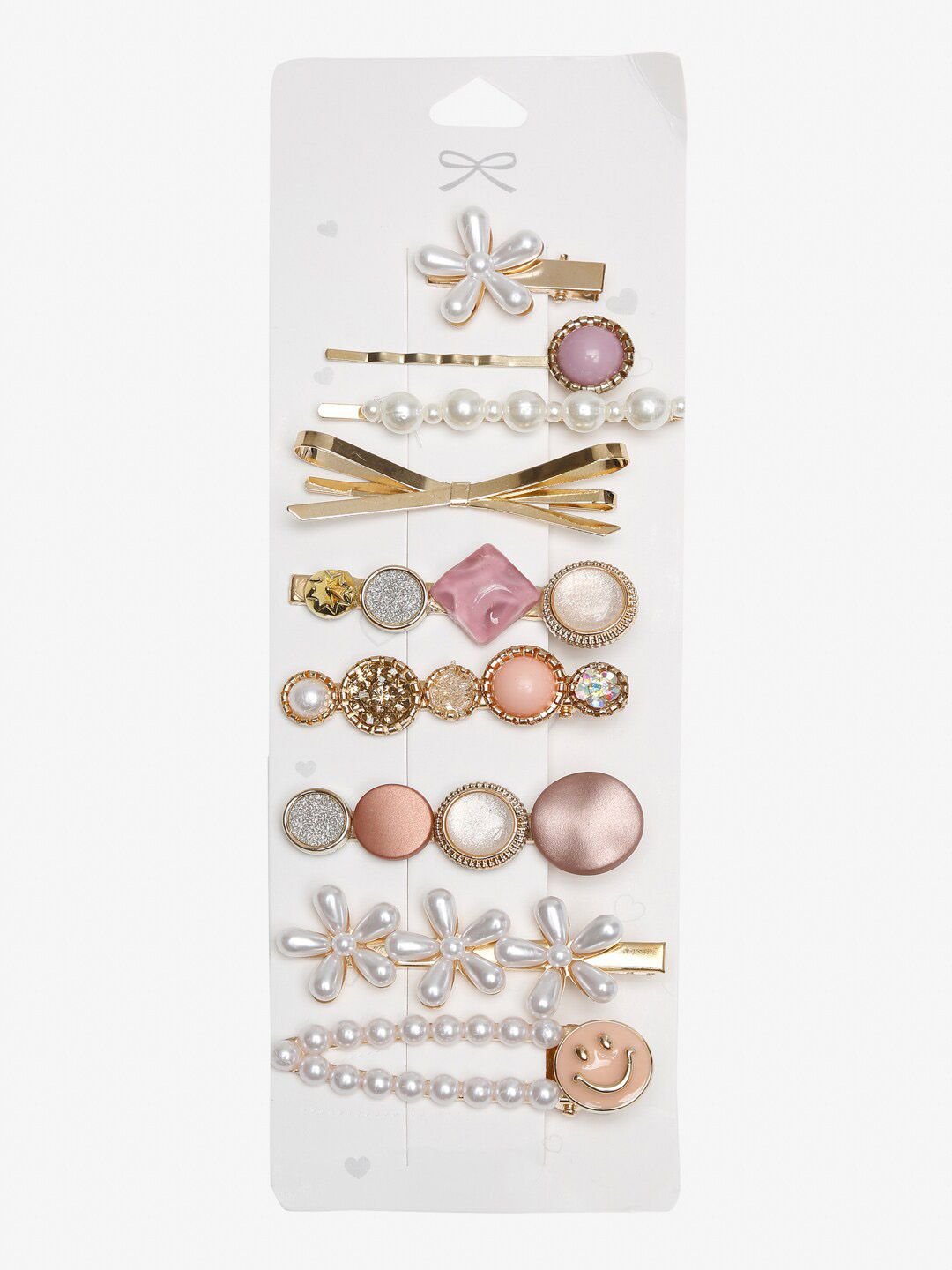 DressBerry Set of 9 Embellished Alligator Hair Clips - Image 2