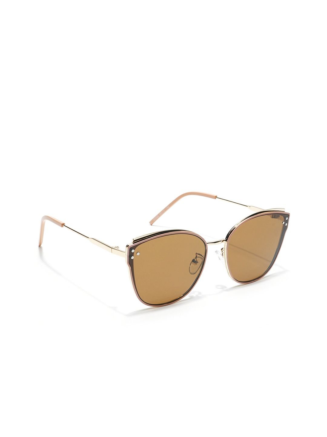 Women Brown Cateye Sunglasses 5852MG2858 - Image 3