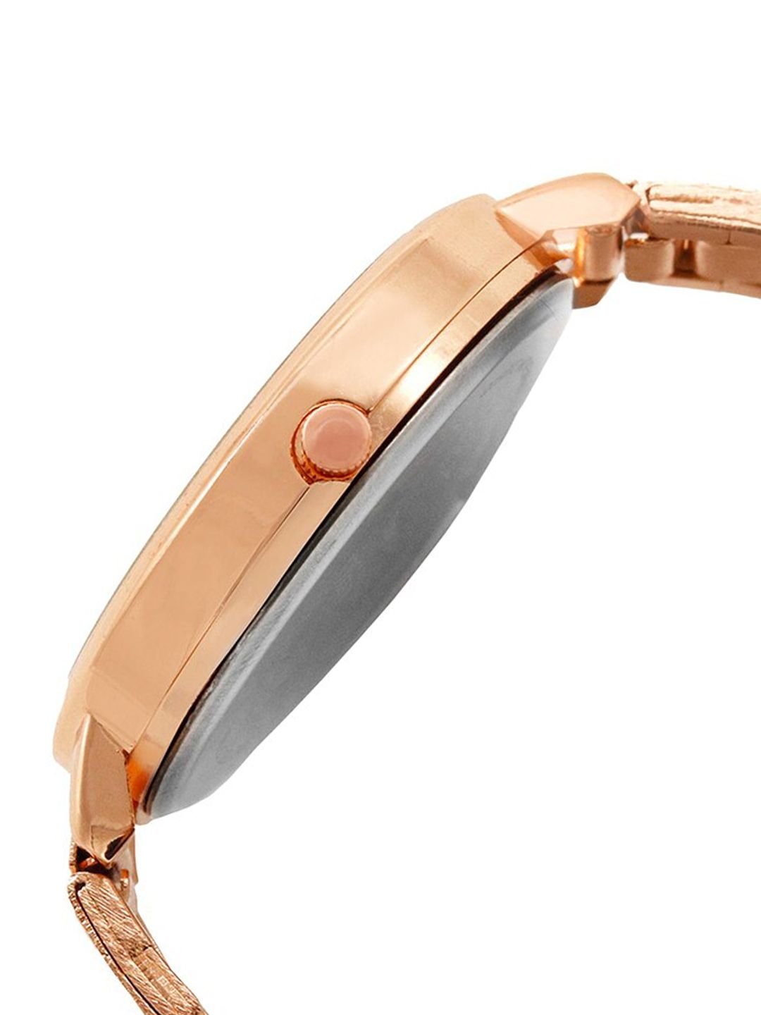 JOKER & WITCH Women Rose Gold-Toned & Black Amber Light Love Triangle Watch Gift Set JWLT195 - Image 3