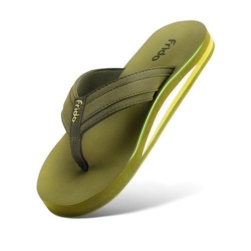 Frido Cloud Comfort Slippers for Women & Men | Available in 2 Options- Arch Support & Without Arch |Orthopedic Soft Home Chappal Unisex Slipper, House Slipper with Anti-Skid Sole for Home Use & Casual
