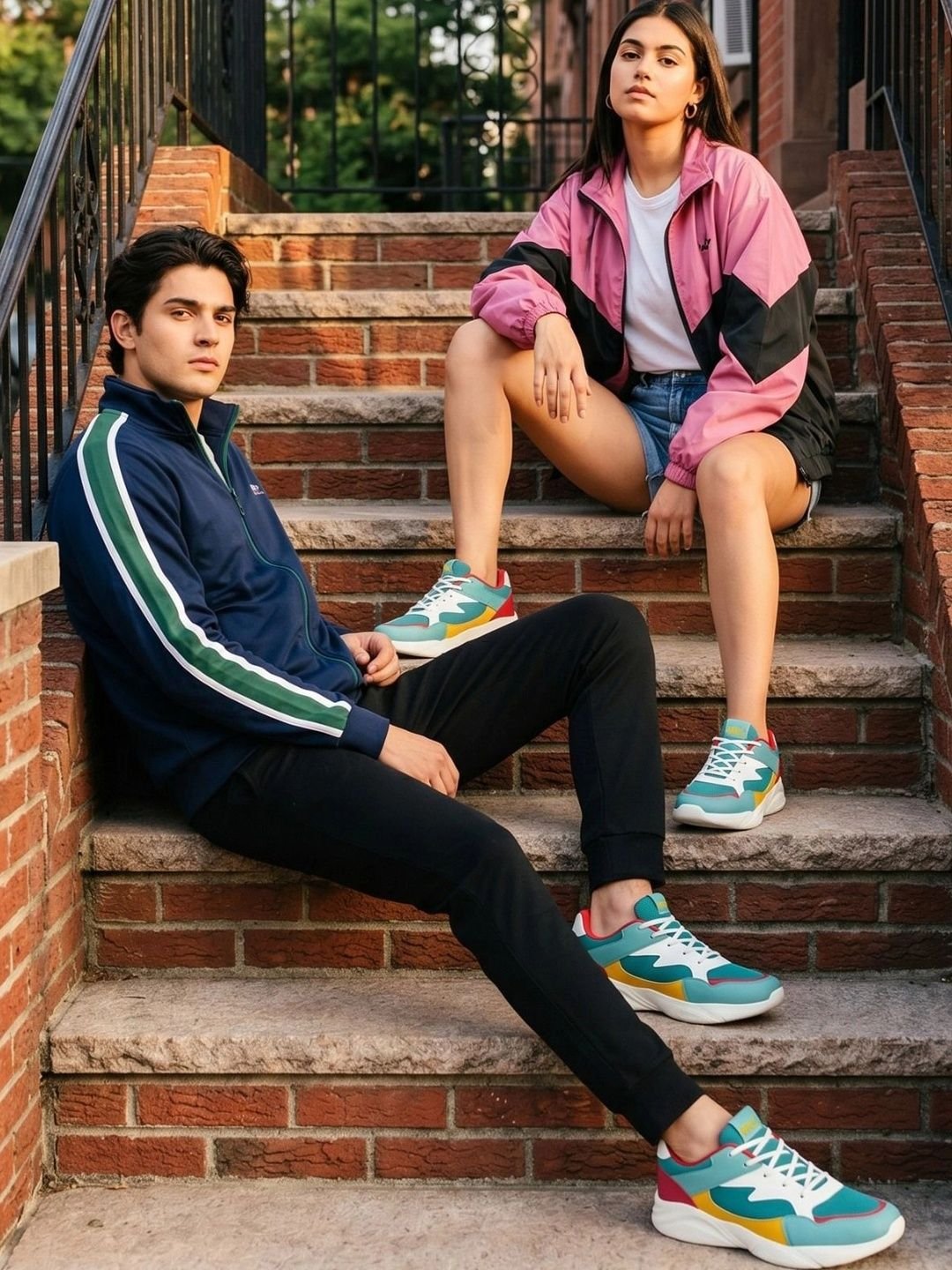 HRX by Hrithik Roshan Unisex Colourblocked Running Non-Marking Shoes - Image 2
