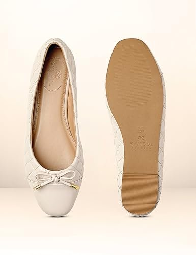 Symbol Premium Women's 'Desk to Dinner' Flat Ballerinas (Ballet Flat|Ortholite Insole) - Image 4