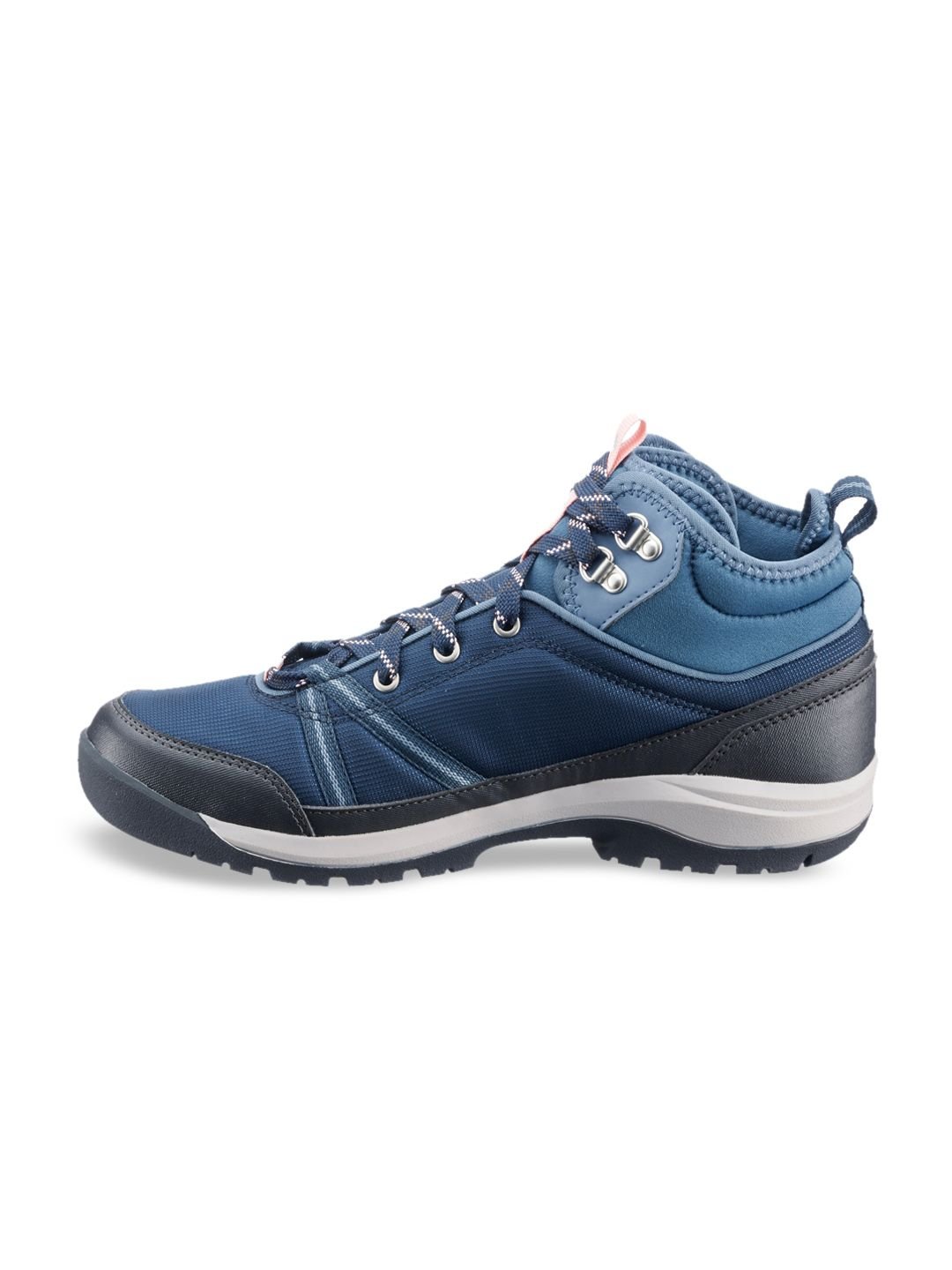 Decathlon Quechua - Women Blue Grey NH100 Waterproof Hiking Shoes - Image 2