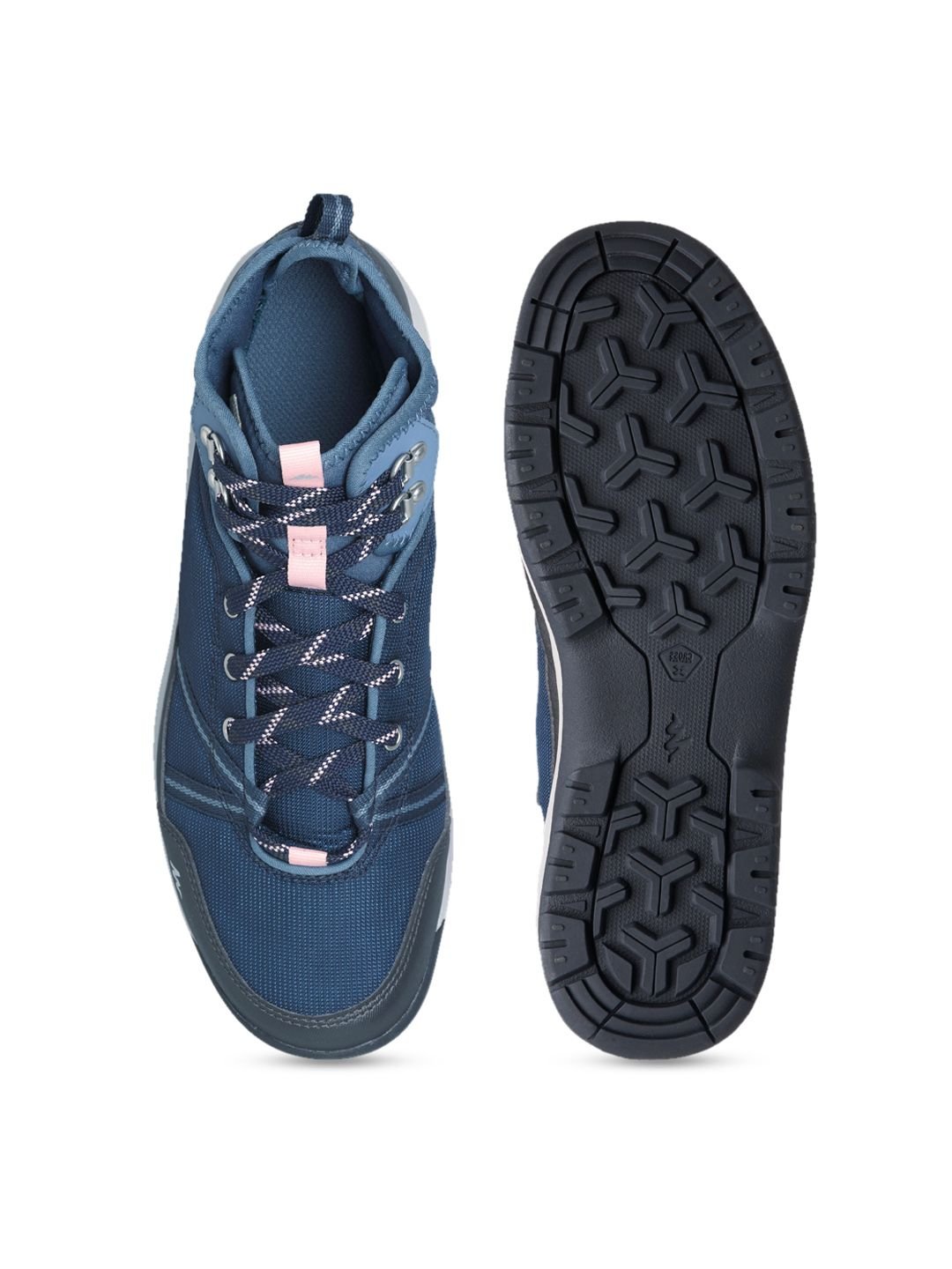 Decathlon Quechua - Women Blue Grey NH100 Waterproof Hiking Shoes - Image 4