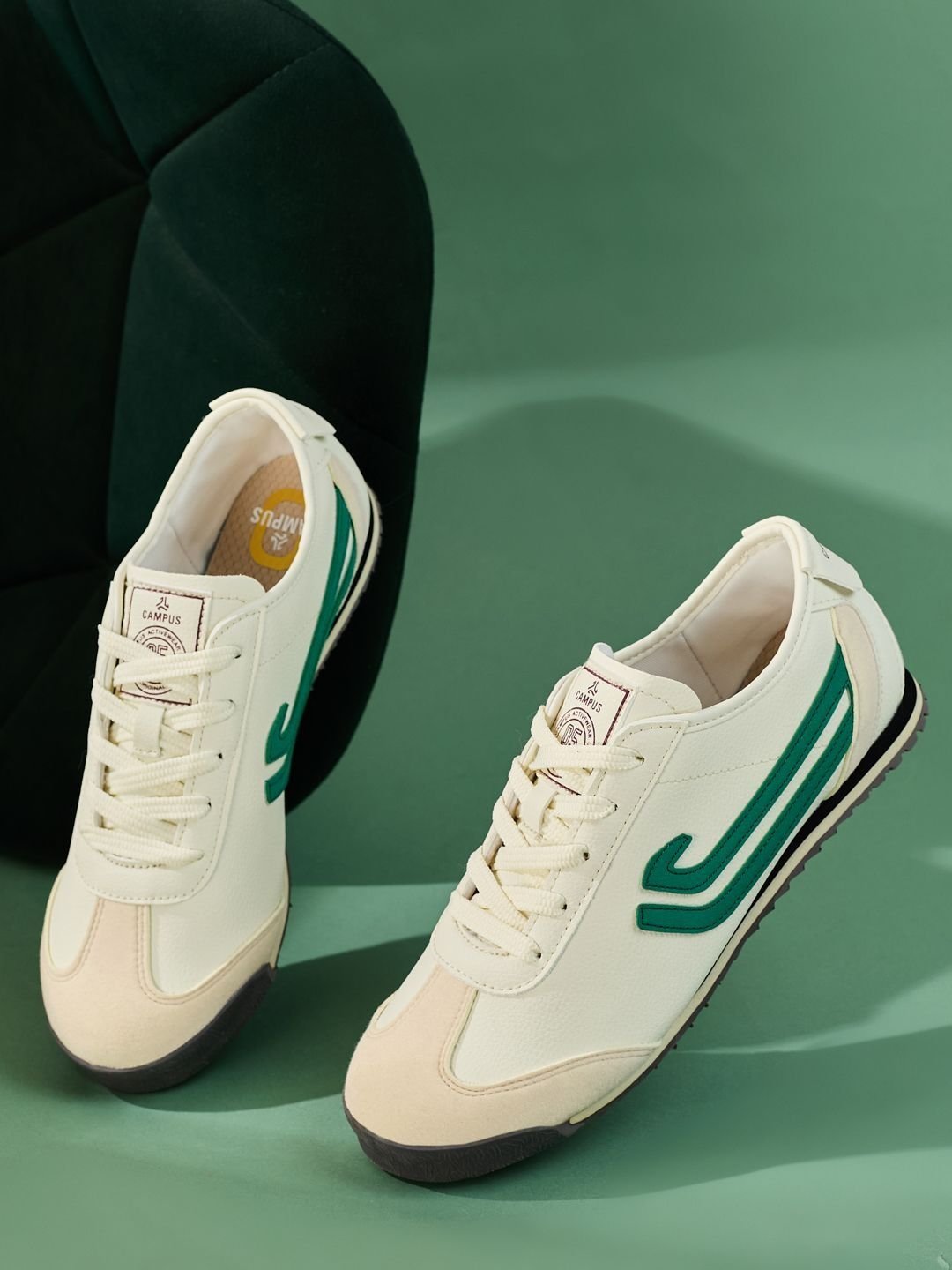 Campus VIBRO Women Colourblocked PU Sneakers