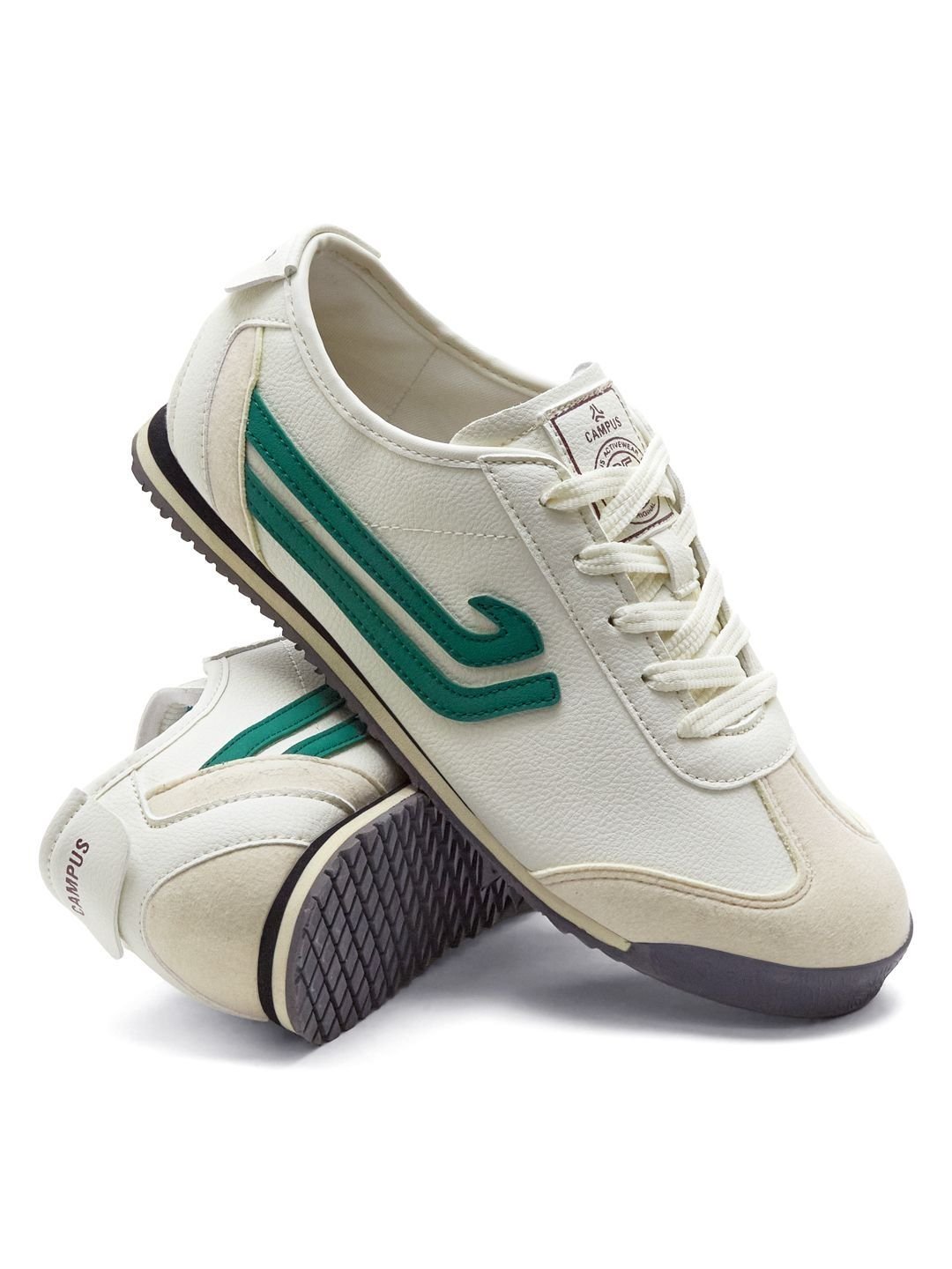 Campus VIBRO Women Colourblocked PU Sneakers - Image 2