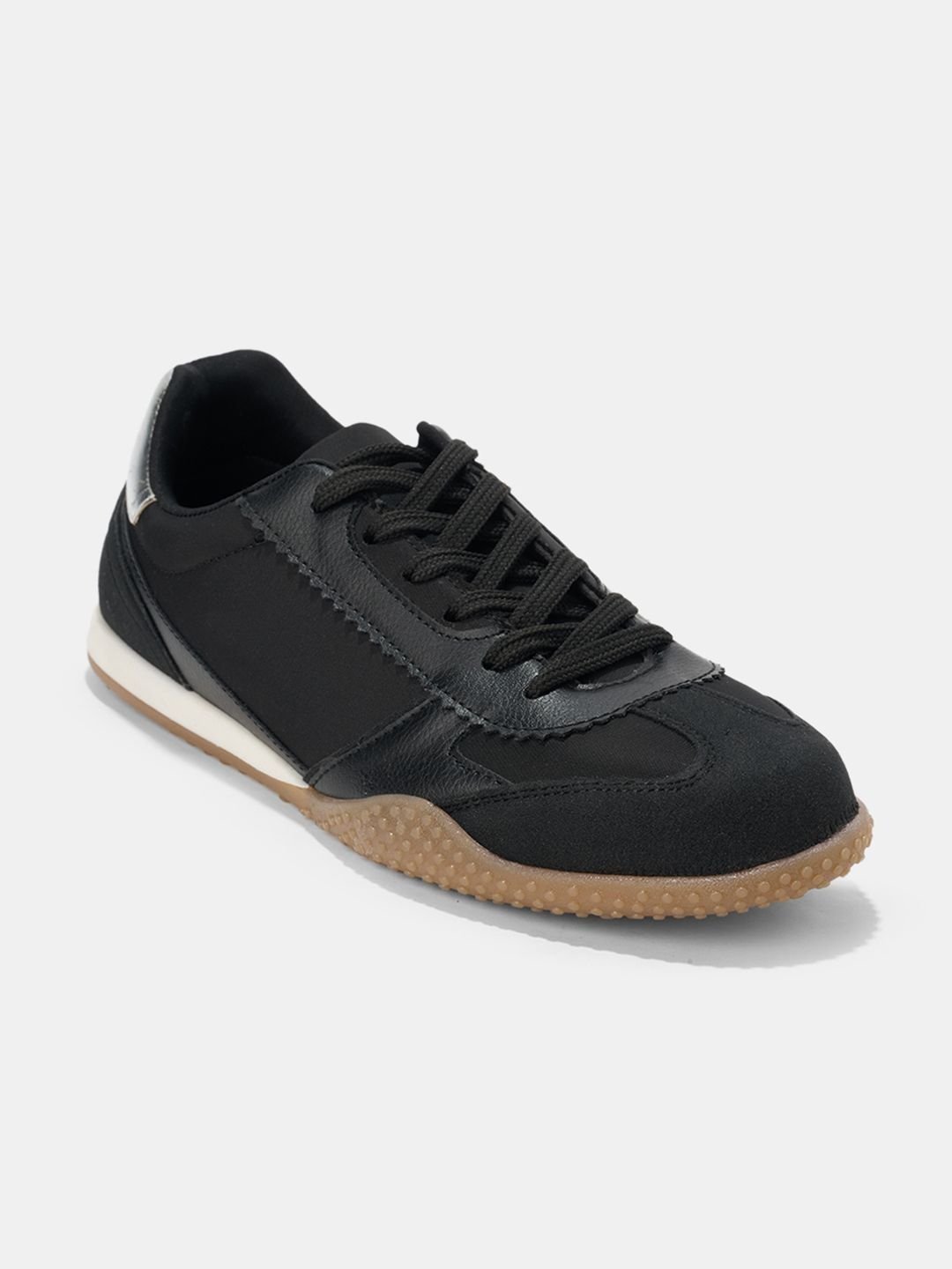 Forever Glam by Pantaloons Women Colourblocked PU Sneakers - Image 2