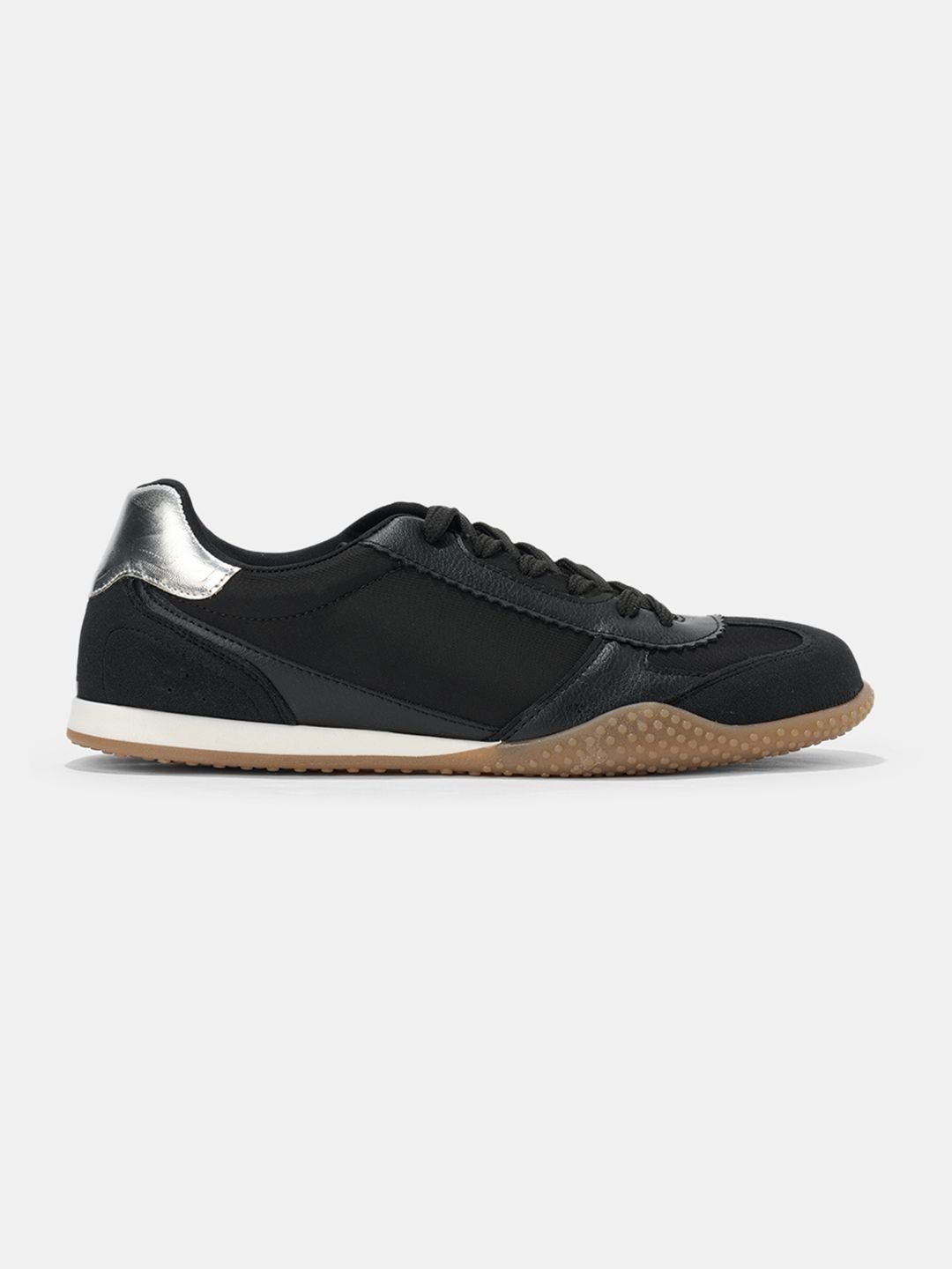 Forever Glam by Pantaloons Women Colourblocked PU Sneakers - Image 3