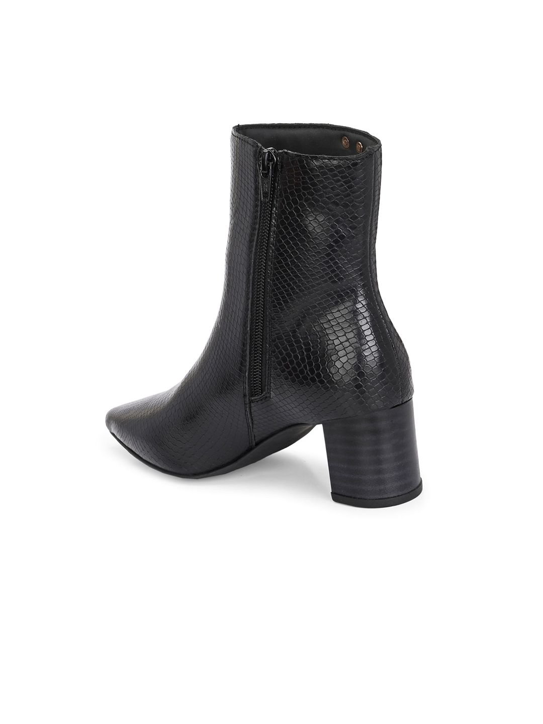 El Paso Women Block-Heeled Chelsea Boots - Image 3