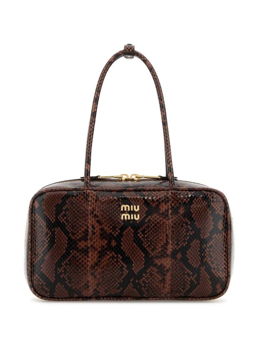 Miu Miu Brown Beau Shoulder Bag