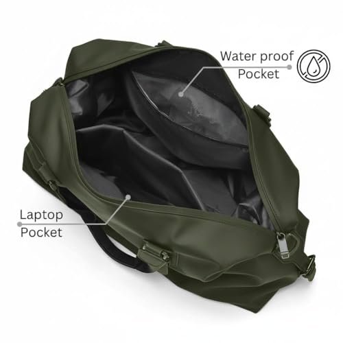 CAVALO - Be Unique Men’s Crossbody Duffle Bag | Large Capacity Casual Travel, Office, Fitness & Daily Commute Bag with Zipper | Travel & Gym Bag - Image 3