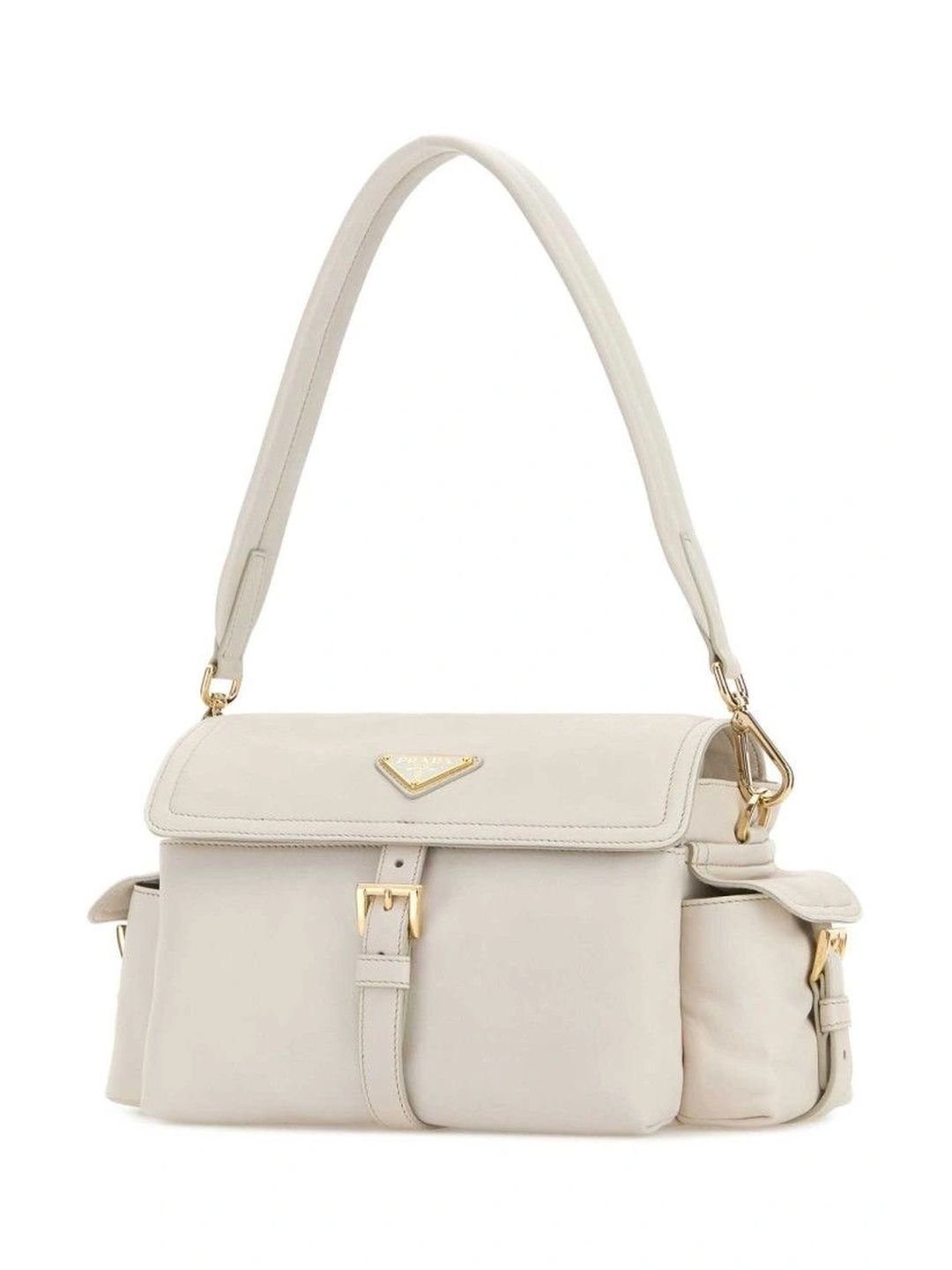 Leather Structured Shoulder Bag - Image 2