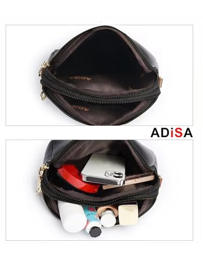 ADISA Women's Crossbody Sling Bag - Stylish Cross Body Handbag for Girls & Women - Adjustable Strap Shoulder Bag (SL5141) - Image 4