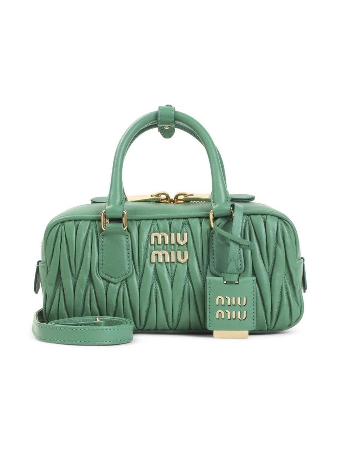 Miu Miu Green Arcadie Mini Satchel