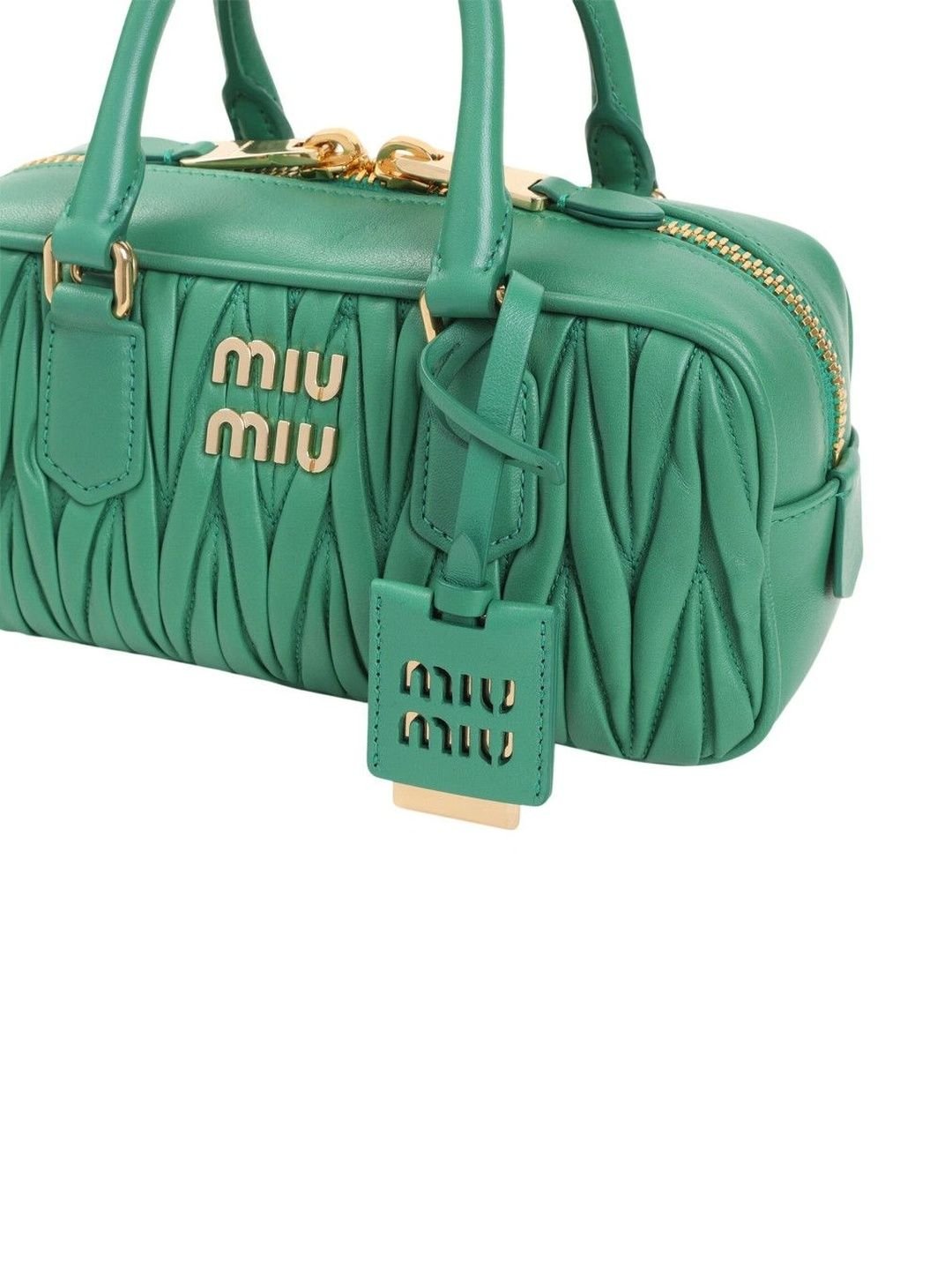 Miu Miu Green Arcadie Mini Satchel - Image 3