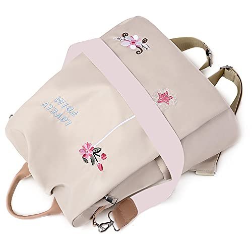 IRMAO 2021 New Flower Embroidered Artistic National Style Oxford Small Capacity Women's Bag Generation Backpack - Image 4
