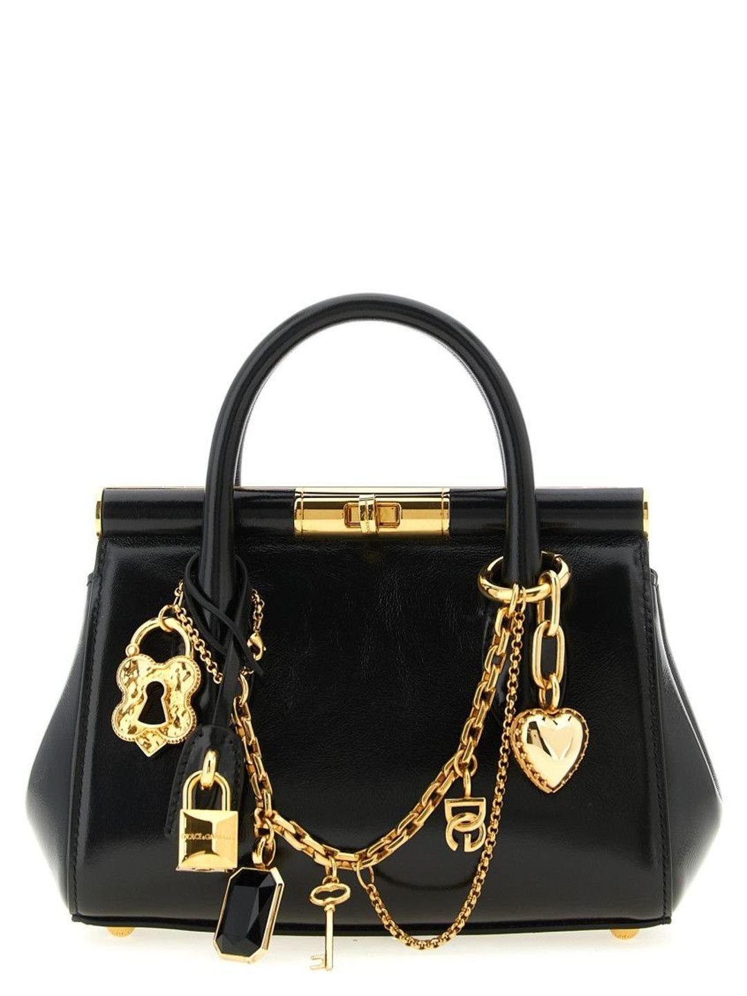 Dolce & Gabbana Black Marlene Mini Satchel