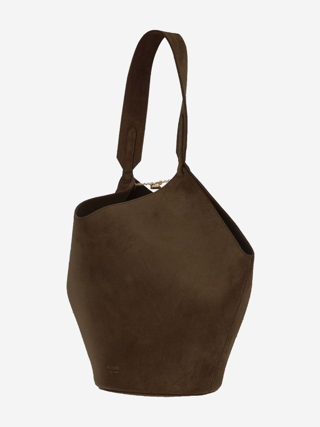 Khaite Dark Brown Suede Shoulder Bag - Image 2