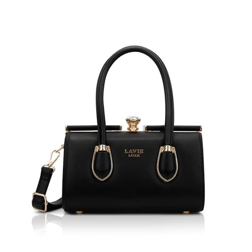 Lavie Luxe Women's Dazzem26 Frame Satchel Handbag | Satchel Bag For Work | Ladies Purse | Stylish Shoulder Bag | Gift For Women