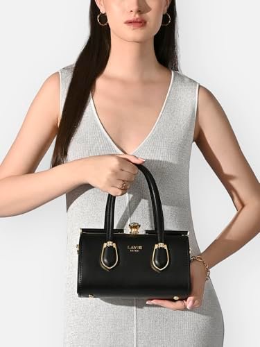 Lavie Luxe Women's Dazzem26 Frame Satchel Handbag | Satchel Bag For Work | Ladies Purse | Stylish Shoulder Bag | Gift For Women - Image 2