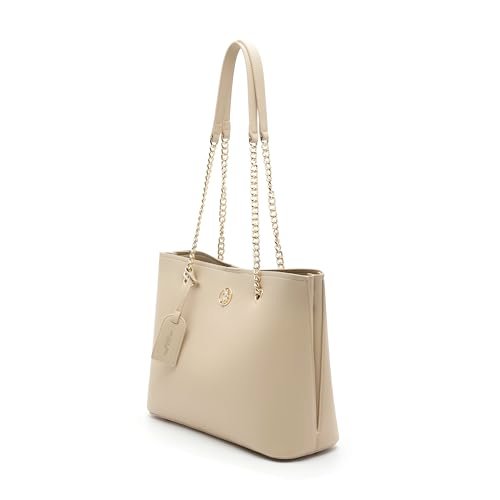 Gabby Solid Tote Handbag |Multi Pockets For Women| Stylish Handbag For Women |Office Bag And Everyday Use - Image 2