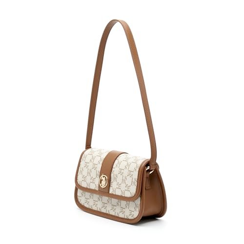 U.S. POLO ASSN. Trinity Monogram Crossbody Handbag | Twist Closure For Women | Stylish & Trendy Handbag - Image 2